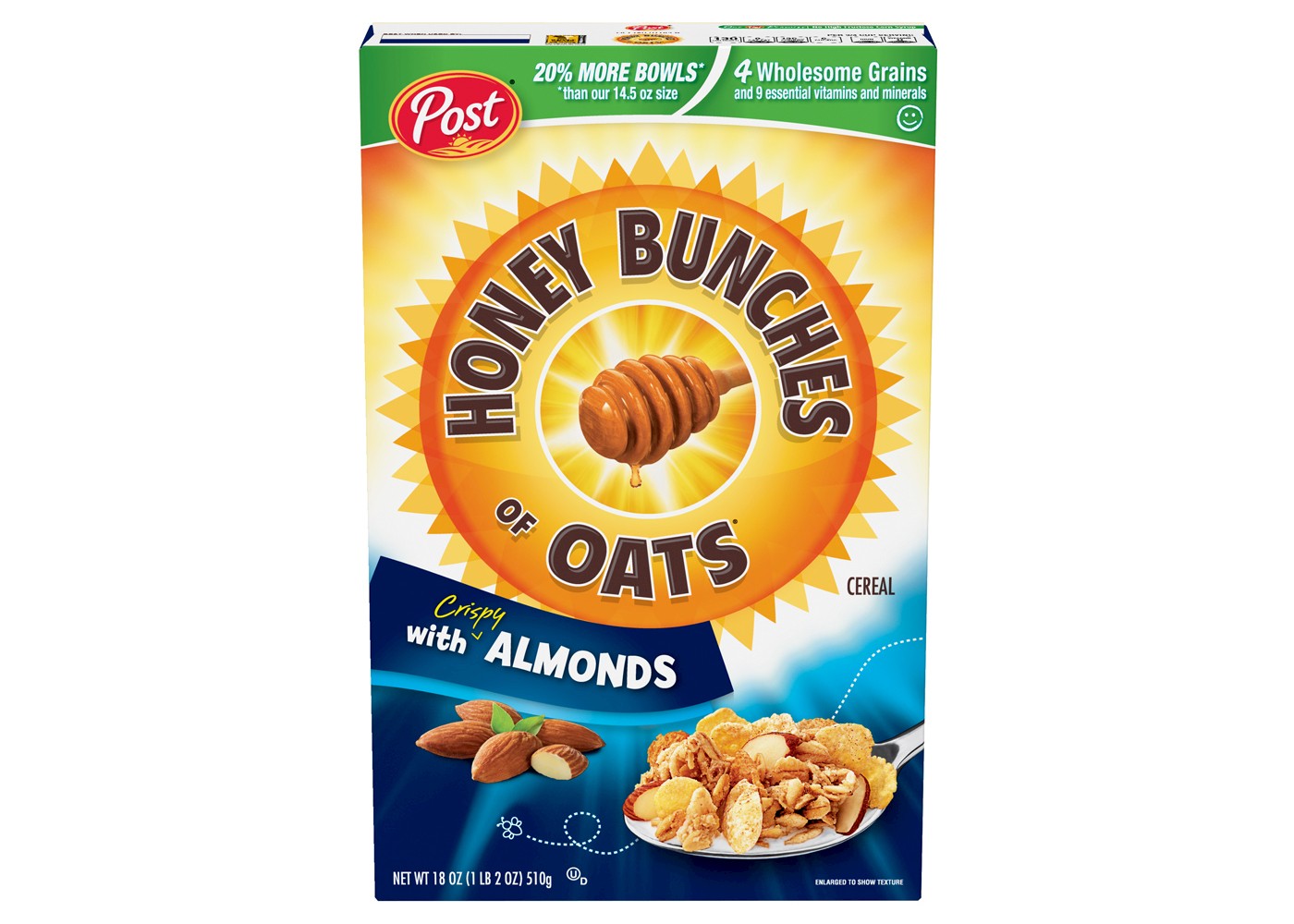 POST HONEY BUNCHES OF OATS ALMONDS  18oz