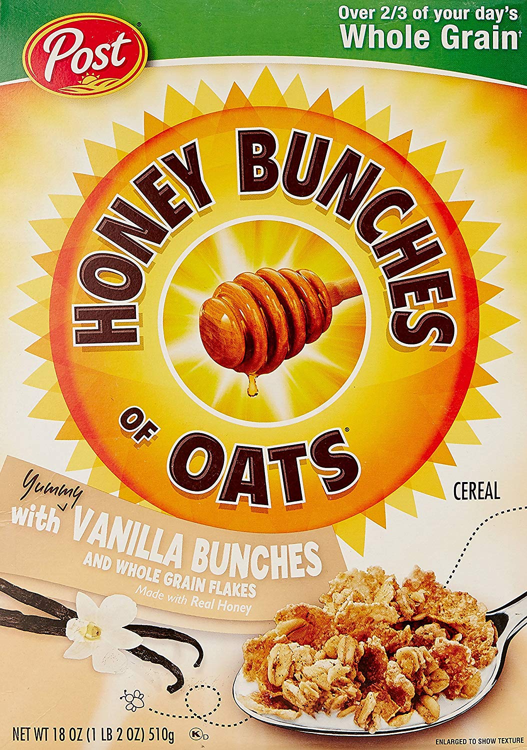 POST HONEY BUNCHES OF OATS VANILLA  18oz