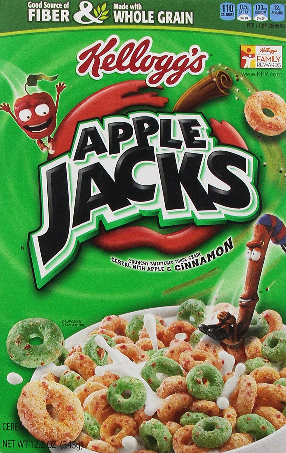 KELLOGG'S APPLE JACKS  12.2oz